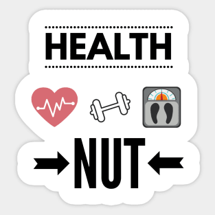 Health nut Sticker